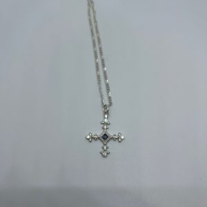 Cuadrada zafiro pequeña